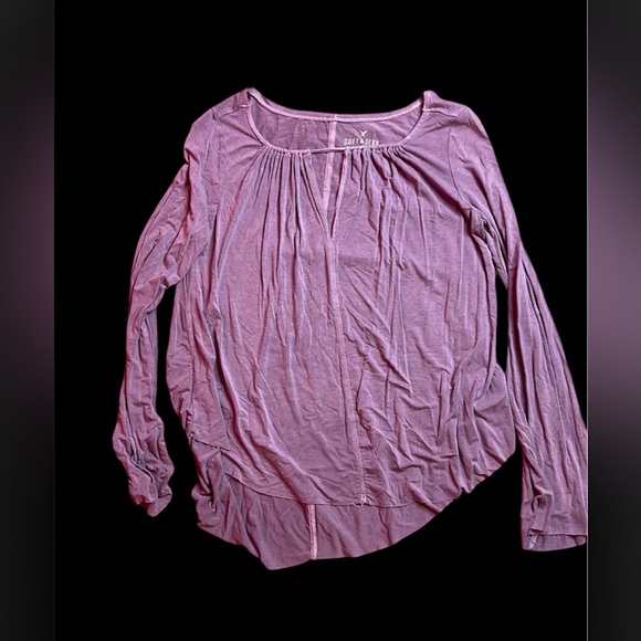 american eagle purple women’s small blouse - Picture 1 of 1